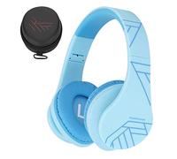 Cuffie Bluetooth per Bambini, PowerLocus P2 Cuffie Wireless Over-Ear, Cuffie Bluetooth 5.0 Pieghevoli, limite di volume di 85 dB, con Microfono, Micro SD, Cuffie Wireless e cablato,Custodia da viaggio