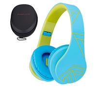 Cuffie Bluetooth per Bambini, PowerLocus P2 Cuffie Wireless Over-Ear, Cuffie Bluetooth 5.0 Pieghevoli, limite di volume di 85 dB, con Microfono, Micro SD, Cuffie Wireless e cablato,Custodia da viaggio