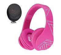 Cuffie Bluetooth per Bambini, PowerLocus P2 Cuffie Wireless Over-Ear, Cuffie Bluetooth 5.0 Pieghevoli, limite di volume di 85 dB, con Microfono, Micro SD, Cuffie Wireless e cablato,Custodia da viaggio