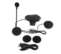 Cuffie Bluetooth per Casco Moto, Kit Auricolare con BT 4.1 + EDR, Altoparlanti per Casco con Microfono, Vivavoce Mani Libere per Motociclisti