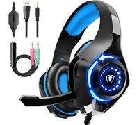 CUFFIE BLUETOOTH PIEGHEVOLI CUFFIA LAPTOP COMPUTER PS5 XBOX MICROFONO GAMING