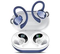 Cuffie Bluetooth, senza fili, Bluetooth 5.4, 68 ore, senza fili, con bassi profondi, auricolari in-ear con 4 ENC, microfono trasparente, IPX7, impermeabili, con ganci per le orecchie, per lo sport, il