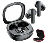 Cuffie Bluetooth Senza Fili per iPhone 17 Samsung A16 A17 A56 Pixel 9a,Auricolari Bluetooth 5.3 con Mic,Cuffie Wireless con Ricarica USB-C,Cuffiette bluetooth Doppio Display LED,Cuffie Senza Fili 50H