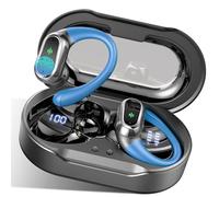 Cuffie Bluetooth Sport, 50 Ore Auricolari Bluetooth 5.4 HiFi Stereo, Cuffie Wireless Cancellazione Rumore Mics, Cuffiette Bluetooth Ricarica Rapida USB-C, Auricolare IP7 Impermeabil Palestra Correre