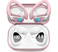 Cuffie Bluetooth Sport, 50 Ore Auricolari Bluetooth 5.4 HiFi Stereo, Cuffie Wireless Cancellazione Rumore Mics, Cuffiette Bluetooth Ricarica Rapida USB-C, Auricolare IP7 Impermeabil Palestra Correre