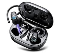Cuffie Bluetooth Sport Auricolari Wireless Bluetooth 5.3, Cuffiette con 4 Microfoni ENC HD, Autonomia 50H, Audio Stereo HiFi 3D, IP7 Impermeabili, Display LED, Ricarica Rapida USB-C, Android iOS