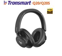Cuffie Bluetooth Tronsmart Sounfii Q20S/Q20con Audio Hi-Res, cancellazione attiva del rumore ibrida, tempo di riproduzione 60 ore per lo Sport, dormire Black Q20S