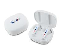 Cuffie Bluetooth TWS BMW con docking station, colore bianco