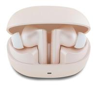 Cuffie Bluetooth TWS Guess con docking station e logo a capsula rosa