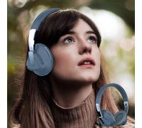Cuffie Bluetooth Txmfgh con archetto: ampia capacità, microfono ad alta definizione, ideali per telefono e computer, perfette per gli amanti della