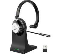 CUFFIE BLUETOOTH V5.2 CON MICROFONO CANCELLAZIONE RUMORE DONGLE USB BASE