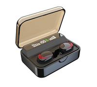 Cuffie Bluetooth wireless EQWLJWE S590B 5.0 Binaurali Impermeabili con Display Digitale Vano di Ricarica Cuffie Bluetooth in offerta speciale per le