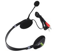 Cuffie cablate, 3,5 mm/USB, con microfono a cancellazione del rumore, per call center aziendali, ufficio, voce più chiara, super leggere, ultra comfort (tipo 3,5 mm)