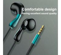 Cuffie cablate con audio di alta qualità e chiamate chiare - leggere, senza grovigli, con jack da 3,5 mm/Type-C e controllo del volume - ideali per i giocatori e come regalo Tagli Unica,1 pezzo da 3,5