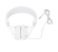Cuffie Cablate con Microfono Suono Stereo Regolabile con Cancellazione del Rumore per Chiamate Musica Giochi Perfetto per PC Laptop Tablet Telefono (WHITE)
