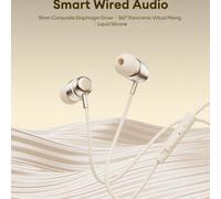 Cuffie cablate Lenovo YF22 per musica e gaming, connessione 3,5 mm e Type-C, audio di alta qualità, microfono HD, auricolari in silicone, compatibili con Android e iOS, regalo ideale Interfaccia da 3,