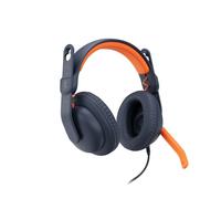 Cuffie cablate Logitech con microfono pieghevole e design resistente e adatto ai bambini