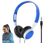 Cuffie cablate over-ear - Cuffie pieghevoli antirumore, da gioco per PC, compatibile con tablet, telefono cellulare | Chat Musica Film Ufficio Lavoro Viaggi Studio Intrattenimento