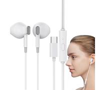 Cuffie Cablate USB C, Cablati Di Tipo C, Suono Stereo | Cuffie In-ear, Che Cancellano Il Rumore Per I Laptop Tablet Per Smartphone