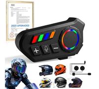 Cuffie Casco Moto Wireless Bluetooth 6.0FM Auricolari Altoparlante Vivavoce K06A