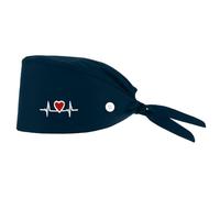 Cuffie Chirurgiche Berretto da Lavoro Regolabile con Bottoni Cuffiette Chirurgiche Mediche Berretto Infermiera Fascia per Sudore Cotone Supporto Coda di Cavallo Scrub Cuffietta Chirurgica Donna Uomo
