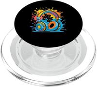 Cuffie Colorate con Spruzzi di Vernice PopSockets PopGrip per MagSafe