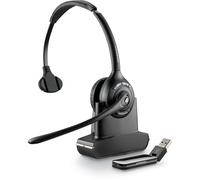 Cuffie Computer Wireless USB Mono DECT Plantronics Savi W410 UC 84007-04 TESTATE