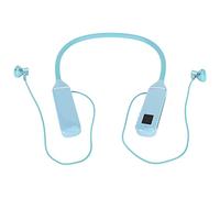 Cuffie con Archetto da Collo Bluetooth, Cuffie Bluetooth 5.3 Cuffie con Archetto da Collo Bluetooth Senza Fili, Cuffie con Bassi Profondi Resistenti Al Sudore IPX5 con Display di (Blu)