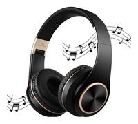 Cuffie con cancellazione del rumore, cuffie ricaricabili con microfono - Auricolare stereo wireless ricaricabile,Cuffie portatili per la vita quotidiana, il campeggio, cuffie auricolari per giocare