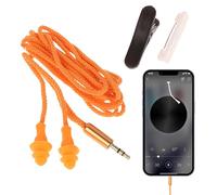Cuffie con cancellazione del rumore - Tappi per le orecchie insonorizzati da 100 dB, comode cuffie per dormire, fascia sicura con clip, protezioni regolabili per isolamento acustico | Protezione del