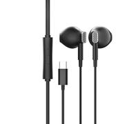 Cuffie con cavo di tipo C, con cavo, con microfono, cancellazione attiva del rumore, per smartphone, tablet, laptop, la maggior parte dei dispositivi USB C
