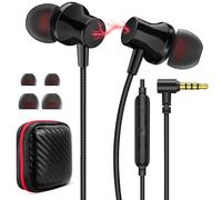 Cuffie con cavo per Redmi Note 13 Pro 12S 11 5G XiaoMi POCO X6 C65 Stereo Magnetico Auricolari 3.5 MM Jack 90 Gradi Cuffie Microfono per Samsung A15 A14 A13 Galaxy A25 A23 Redmi 13C Pad SE