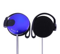 Cuffie con clip per l'orecchio con cavo: cuffie sportive per giochi sovraurali da 3,5 mm, compatibili con telefoni cellulari per donne e uomini, per corsa, camminata, esercizio fisico e