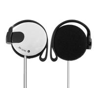 Cuffie con clip per l'orecchio con cavo: cuffie sportive per giochi | sovraurali da 3,5 mm, compatibili con telefoni cellulari per donne e uomini, per corsa, camminata, esercizio fisico e