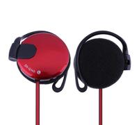 Cuffie con clip per l'orecchio con cavo: cuffie sportive per giochi sovraurali da 3,5 mm, compatibili con telefoni cellulari per donne e uomini, per corsa, camminata, esercizio fisico e