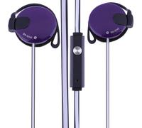 Cuffie con clip per l'orecchio con cavo: cuffie sportive per giochi sovraurali da 3,5 mm, compatibili con telefoni cellulari per donne e uomini, per corsa, camminata, esercizio fisico e