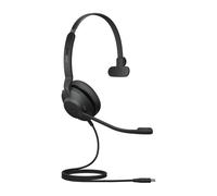 Cuffie con fascia USB-C Jabra Evolve 2 30 per ufficio/call center nere