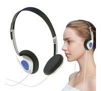 Cuffie con filo retrò, leggere, portatili, con sentimenti vintage, piccole cuffie stereo sovrauricolari per giocatore, casa, telefono cellulare