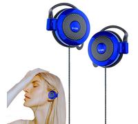 Cuffie Con Gancio Per L'orecchio Stile Clip - Auricolari Sportivi Da 47,24 Pollici, Cuffie Stereo Cablate Da 3,5 Mm, Cuffi Sospese Con Suono Dinamico Con Cuscinetti In Spugna Per Corsa E Allenamento