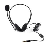 Cuffie con microfono da 3,5 mm per PC con microfono stereo per chiamate chiare, cancellazione del rumore, cuffie per ufficio aziendale, con controllo volume e silenzio.