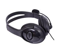Cuffie con microfono Live Chat per X-Box 360 Online Gaming con Auricolari per il comfort e il braccio del microfono regolabile e controllo del volume - nero.