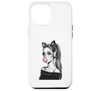 Cuffie con orecchie di gatto Bubblegum Girl Custodia per iPhone 12 Pro Max