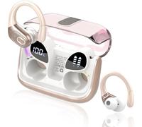 Cuffie con traduttore vocale in tempo reale con intelligenza artificiale, Bluetooth 5.4, 164 lingue, 75 ore di riproduzione, 6 modalità di traduzione, oro rosa