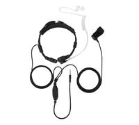 Cuffie con trasmissione a vibrazione della gola con comunicazione discreta, compatibilitÃ universale, tubo acustico resistente al rumore, microfono