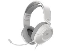 Corsair HS35 v3 Cuffie da gioco cablate con microfono - PC/PS5/PS4/Switch/Xbox/Mac, comfort leggero, 3,5 mm - bianco