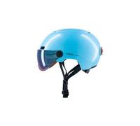 Cosmo Connected Cosmo Fusion, Casco da Bicicletta Unisex-Adulto, Azzurro Brillante, Taglia Unica