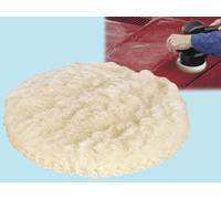 CUFFIE CUFFIA VELCRATA DI LANA D'AGNELLO WOLFCRAFT DISCO Ø 125 mm PZ.3