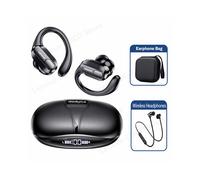(Cuffie) Cuffie Bluetooth wireless XT80, cuffie sportive, TWS, cuffie impermeabili, display LCD di alimentazione,