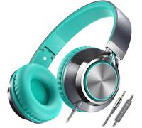 cuffie cuffie con microfono, regolabili, filo, stereo, 3.5mm, on ear, volume