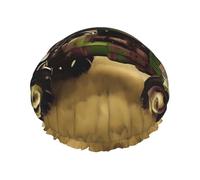 Cuffie da a con foto di vecchi trattori, per donne, cuffie da a impermeabili e riutilizzabili, grandi cuffie da bagno elastiche, doppie cuffie da bagno, progettate per tutte le lunghezze d